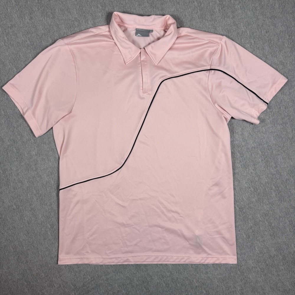 J Lindeberg Golf Quarter Zip Polo Men's Large